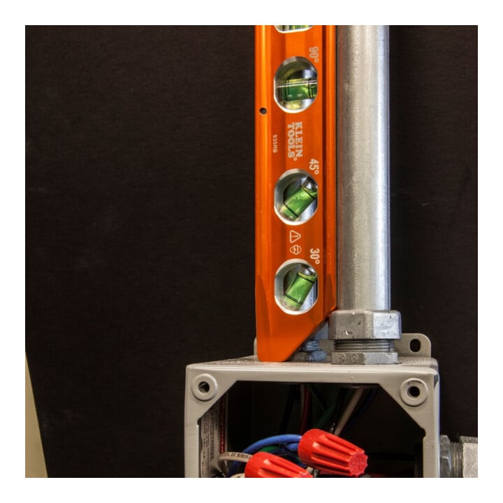 Klein Tools Niveau torpille en aluminium Billet 200 mm avec aimant haute performance