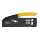 Klein Tools Pince à sertir compacte avec cliquet pour RJ45 RJ11 RJ12