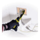 Klein Tools Pince à sertir connecteurs coaxiaux F BNC RCA 22,9 cm extra longue
