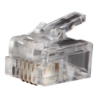 Klein Tools RJ11 modulaire connector 6P4C 25-dlg.
