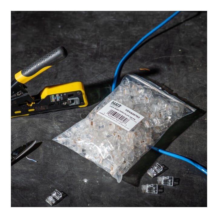 Klein Tools RJ45 Pass-Thru™ datastekker CAT6 200-dlg.
