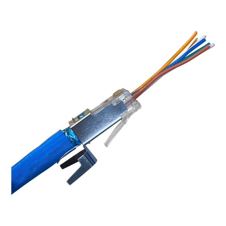 Klein Tools RJ45 Pass-Thru™ datastekker CAT6A STP 50-dlg.