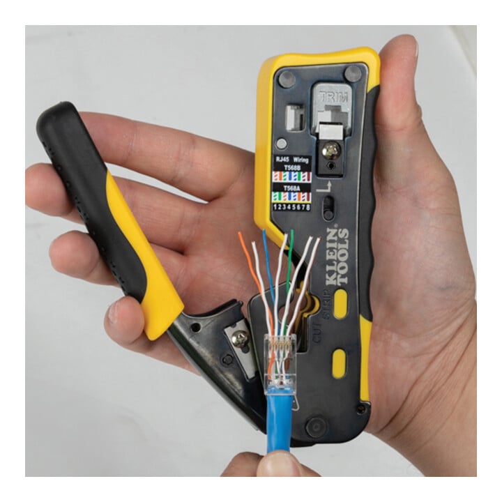 Klein Tools RJ45 Pass-Thru™ datastekker CAT6A UTP 50-dlg.