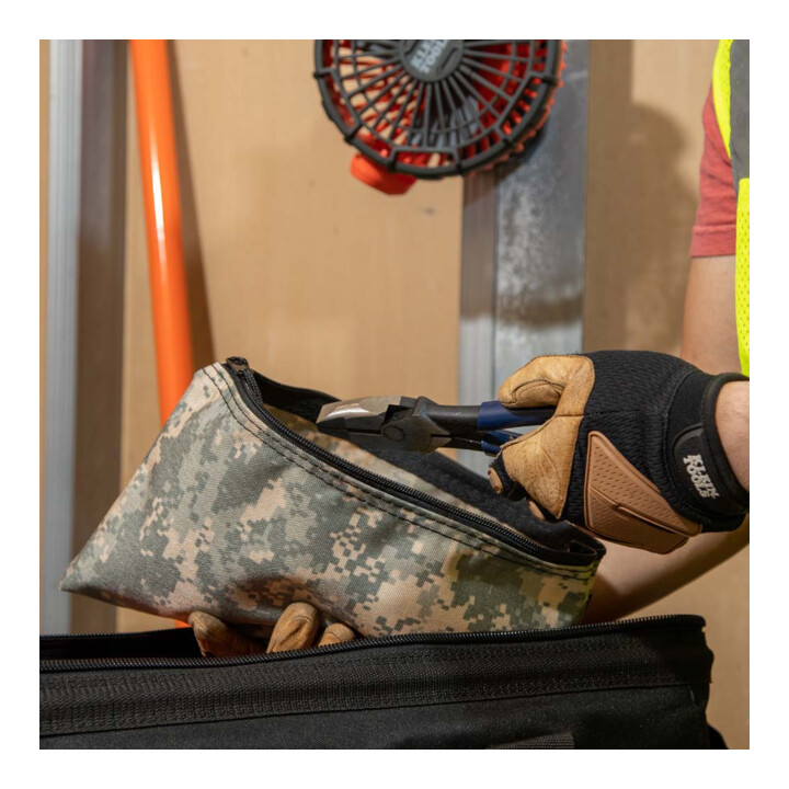 Klein Tools Sac à outils 5139C Cordura camouflage 31,8 cm fermeture éclair