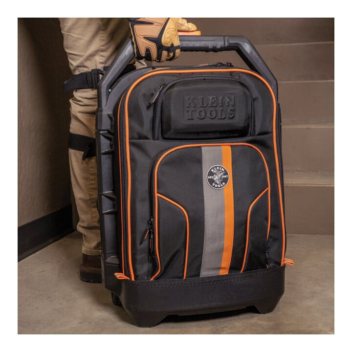 Klein Tools Sac à outils roulant Tradesman Pro avec roulettes de 15,2 cm