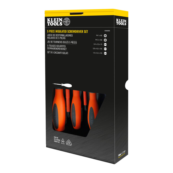 Klein Tools Set de tournevis 6 pièces isolés VDE