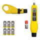 Klein Tools Set d'installation et de test coaxial Push On RG6 RG6Q avec testeur de câble