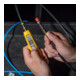 Klein Tools Set d'installation et de test coaxial Push On RG6 RG6Q avec testeur de câble