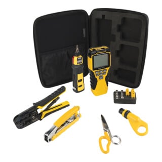 Klein Tools Set d'installation VDV 6 pièces avec testeur de câble Scout Pro 3