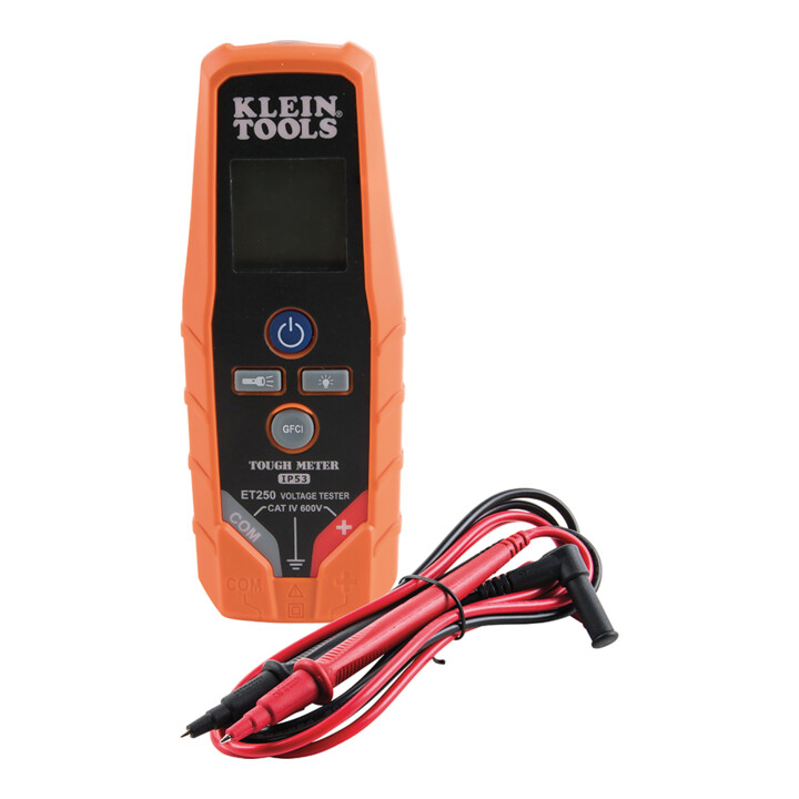 Klein Tools Spanningstester AC DC Doorgangstester 2 tot 600 V CAT IV 600 V