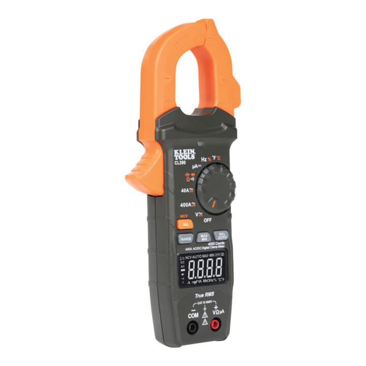 Klein Tools Stromzangen-Multimeter TRMS automatisch 400 A AC/DC