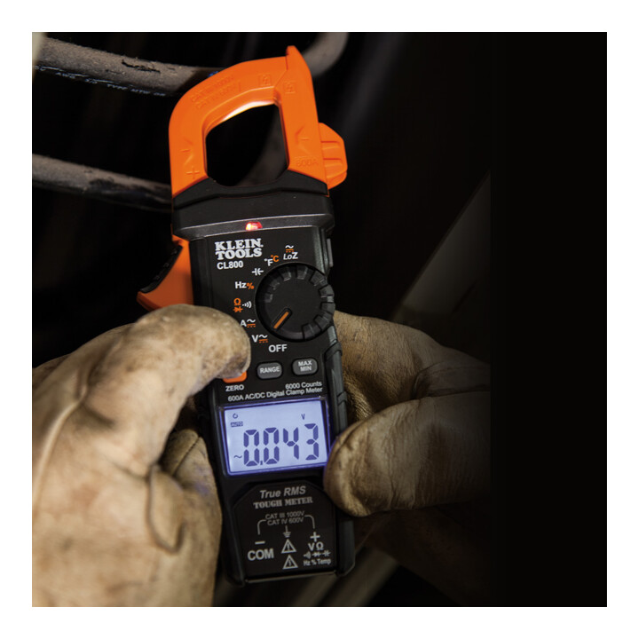Klein Tools Stromzangen-Multimeter TRMS automatisch LoZ AC
