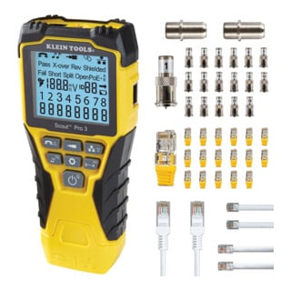 Klein Tools Testeur de câble réseau Scout® Pro 3 avec ensemble Locator Remote