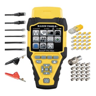 Klein Tools Testeur de câble réseau Scout® Pro Max avec télécommande Set