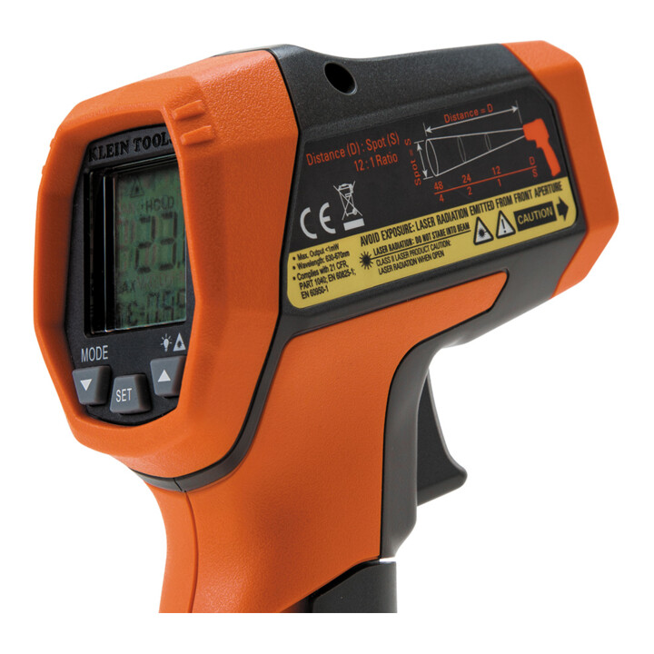 Klein Tools Thermomètre IR double laser -30 à 400 °C 12:1