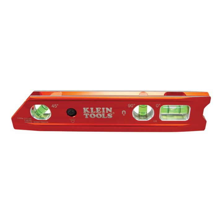 Klein Tools Torpedo-waterpas 230 mm aluminium verlicht magnetisch