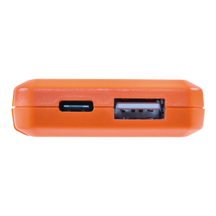 Klein Tools USB digitale meter USB A en USB C spanning stroom LCD
