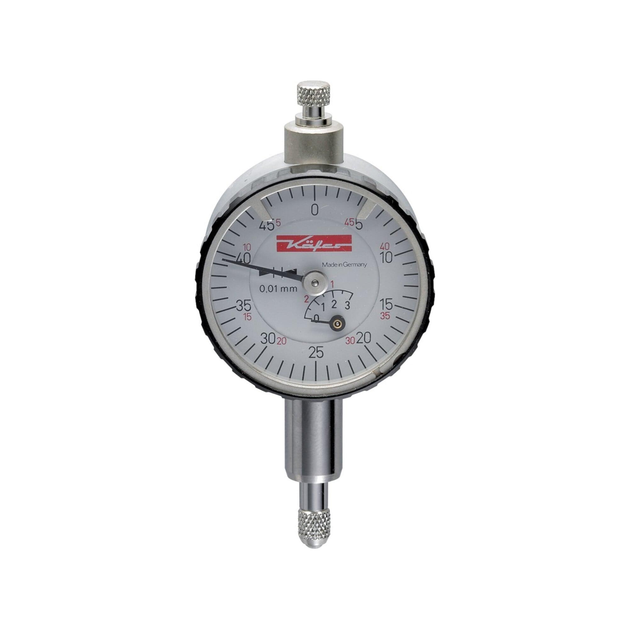 Kleinmessuhr KM 6T 3mm Abl.0,01mm o.Stoßschutz KÄFER