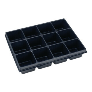 Kleinteileeinsatz i-BOXX® iB 72 B349xT265xH63mm Polystyrol m.12 Mulden
