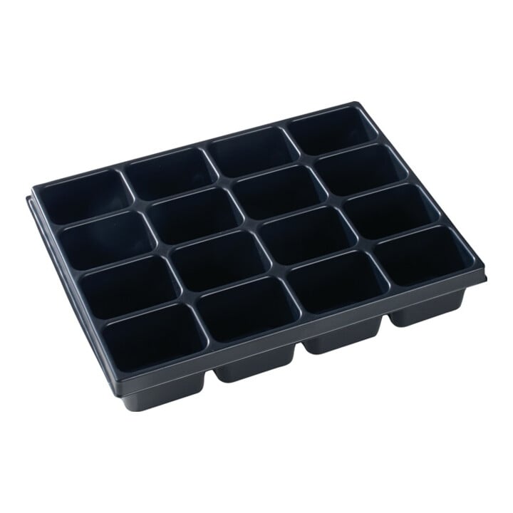Kleinteileeinsatz i-BOXX® iB 72 B349xT265xH63mm Polystyrol m.16 Mulden
