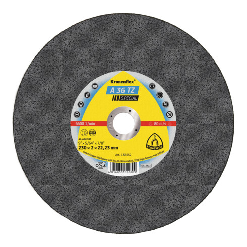 Klingspor A 36 TZ Trennscheiben, 230 x 2 x 22,23 mm gerade