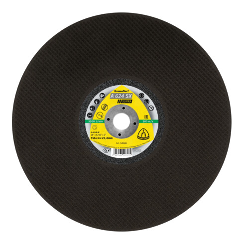 Klingspor A 624 SX Großtrennscheiben, 356 x 4 x 25,4 mm gerade