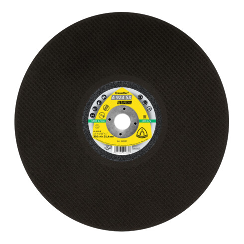Klingspor A 924 SX Großtrennscheiben, 356 x 4 x 25,4 mm gerade