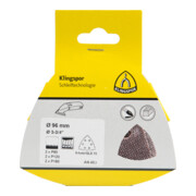Kit de disques à grille/triangles Klingspor AN 400, 96 mm