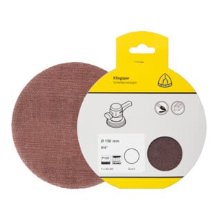 Klingspor AN 400 Gitterscheiben, Korn 120 125 mm, SB-verpackt im Reiter