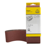 Klingspor Bande abrasive courte SB 3 pcs 100 x 560 mm K 80