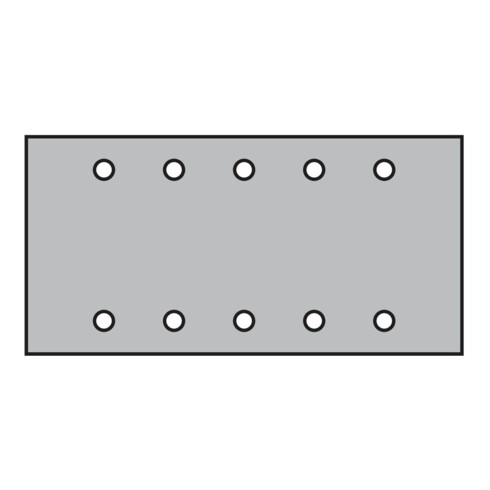 Klingspor Bandes abrasives auto-agrippantes PS22K 115x230mm P150