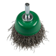 Klingspor BTS 600 W Topfbürste mit Schaft, 50 x 6 mm, 0,3 Stahl-2