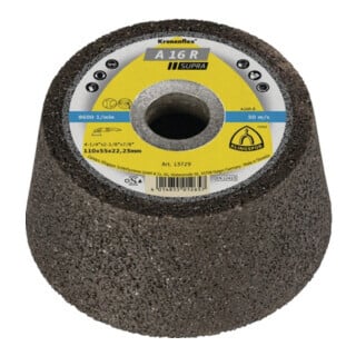 Klingspor C 30 R Schleiftopf, 110 x 55 x 22,23 mm gekröpft