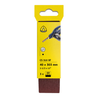 Klingspor Nastri abrasivi in tessuto SB confezionati CS 310 XF, LxA 13X457 F4G