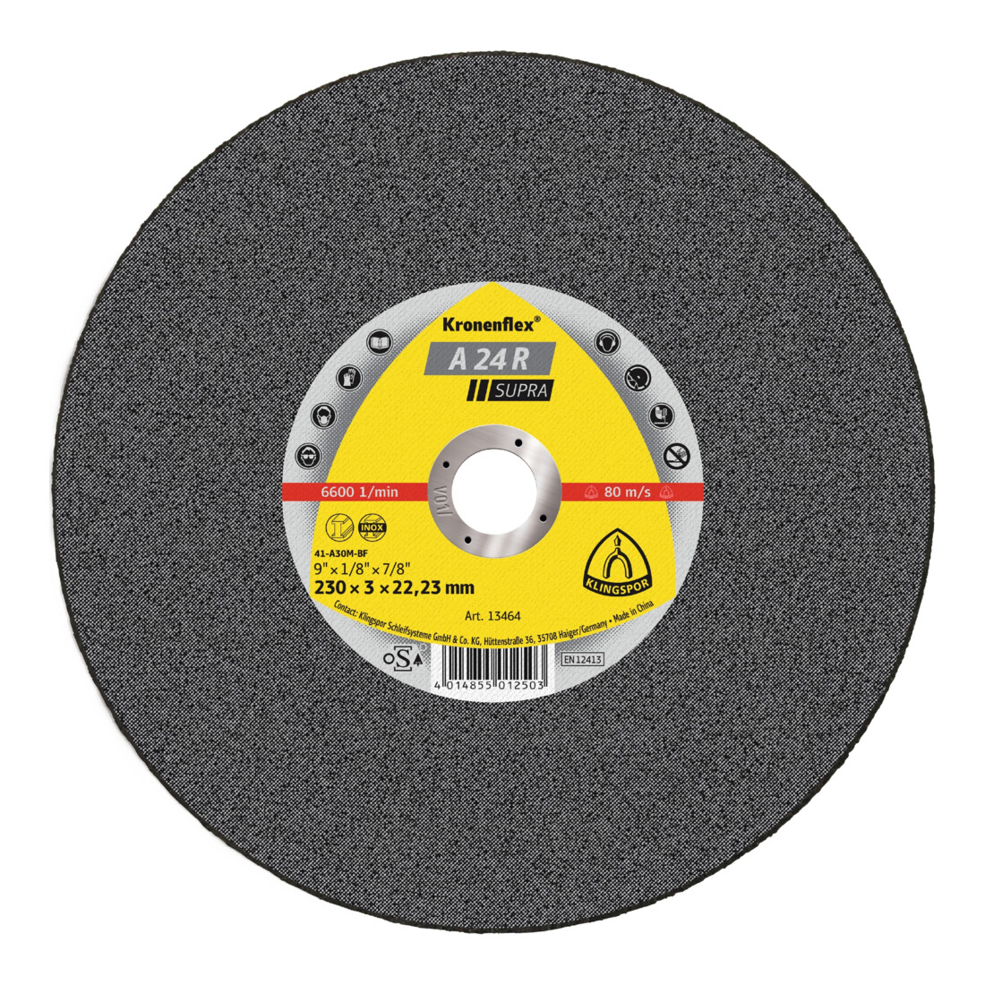Klingspor Dischi da taglio A 24 R, 100x2,5x16mm, centro depresso