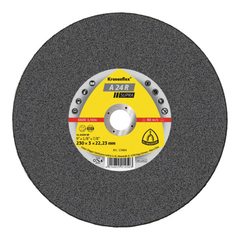Klingspor Disco per troncatura A 24 R Supra Kronenflex® per acciaio