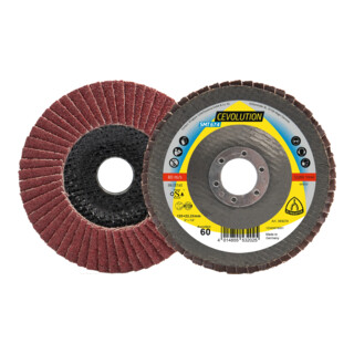 Klingspor Dischi lamellari Ceramico SMT 674, 180x22,23mm, grana 60, convesso