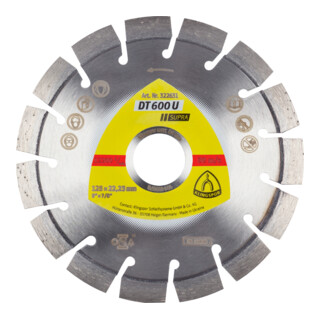 Klingspor Dischi per troncatura diamantati DT 600 U