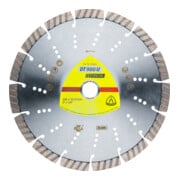 Klingspor Dischi per troncatura diamantati DT 900 U, 230x2,6x22,23mm, 15 segmenti, 42x2,6x12mm, Standard Turbo