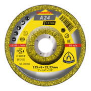 Klingspor Disco per sgrossatura A 24 Extra per metallo universale, curvato