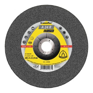 Klingspor Disque à ébarber A24R Supra 125x6mm coudé