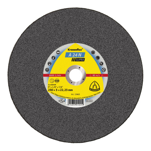 Klingspor Disque à tronçonner A 24 N, LxLxH 125X2,5X22,23, GEK