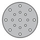 Klingspor Disque à Velcro PS22K GLS 1 150 mm K180 5 pcs.-5