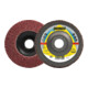 Klingspor Disque abrasif à lamelles SMT 974 125x22,23mm convexe K80 Corindon céramique K80-1