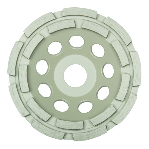 Klingspor DS 600 B Diamantschleifscheiben 125 x 7,2 x 22,23 mm 20 Segmente 7,2 x 5,5 mm 2-Reihig