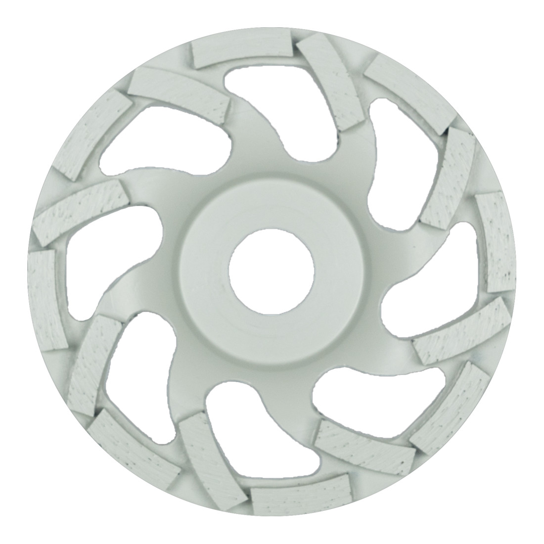 Klingspor Diamantschleifteller DS 600 S für Winkelschleifer für Beton, Schamotte, Naturstein, Mauerwerk, Ziegel