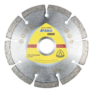 Klingspor DT 300 U Diamanttrennscheiben Standardverzahnung