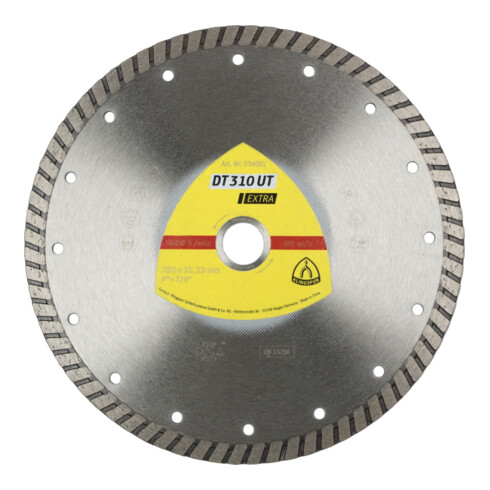 Klingspor DT 310 UT Diamanttrennscheiben 230 x 2,5 x 22,23 mm 2,5 x 10 mm geschlossener Rand Turbo