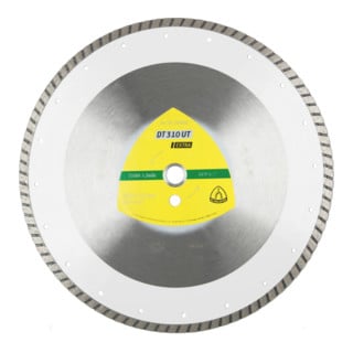 DT 310 UT Disques à tronç. Diamanté Klingspor 300 x 3 x 25,4 mm 3 x 10 mm, Jante turbo fermée 25,4 mm bord fermé Turbo