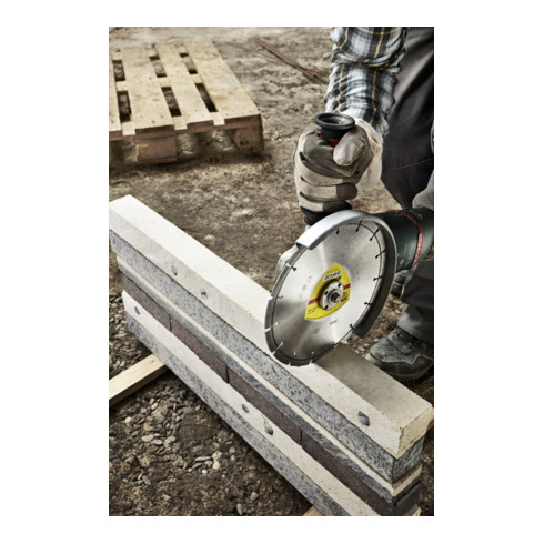 Klingspor DT 350 U Diamanttrennscheiben X-LOCK, Standardverzahnung 22.23 mm standard